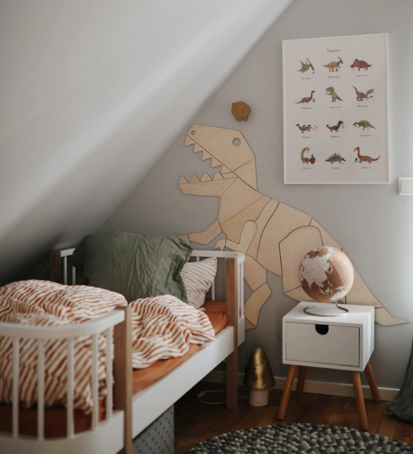 Mushie Large Poster - Dinosaurs