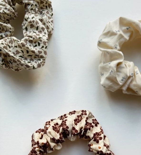 Konges Sløjd Set of 3 Scrunchies - Small