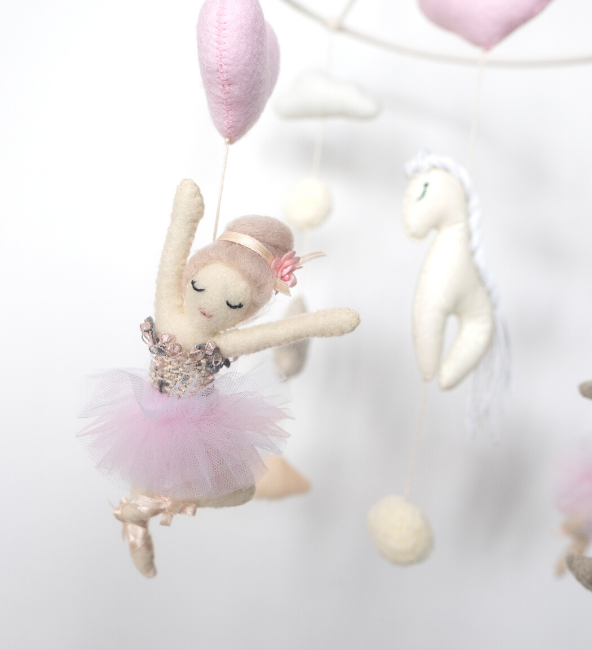 Dancing Ballerina Crib Mobile