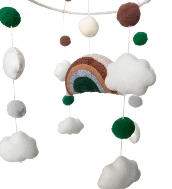 Somewhere Over The Rainbow Crib Mobile