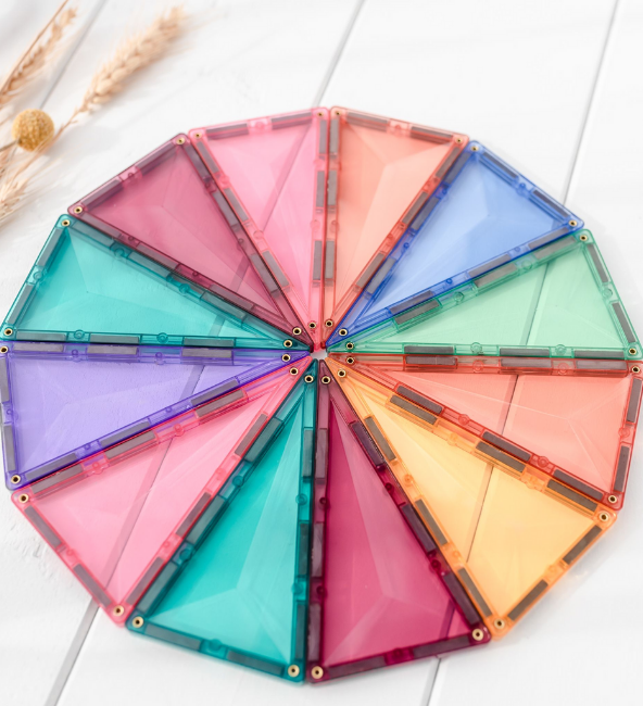 Connetix Tiles | 40 Piece Pastel Geometry Set