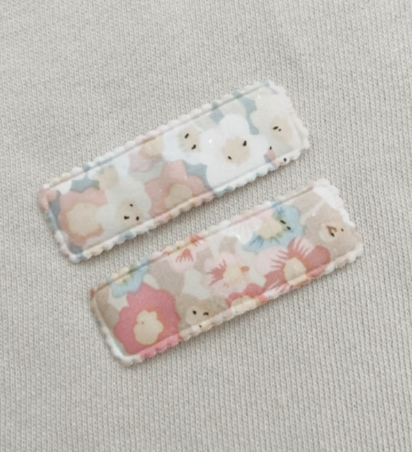Watercolour Floral Clip Set