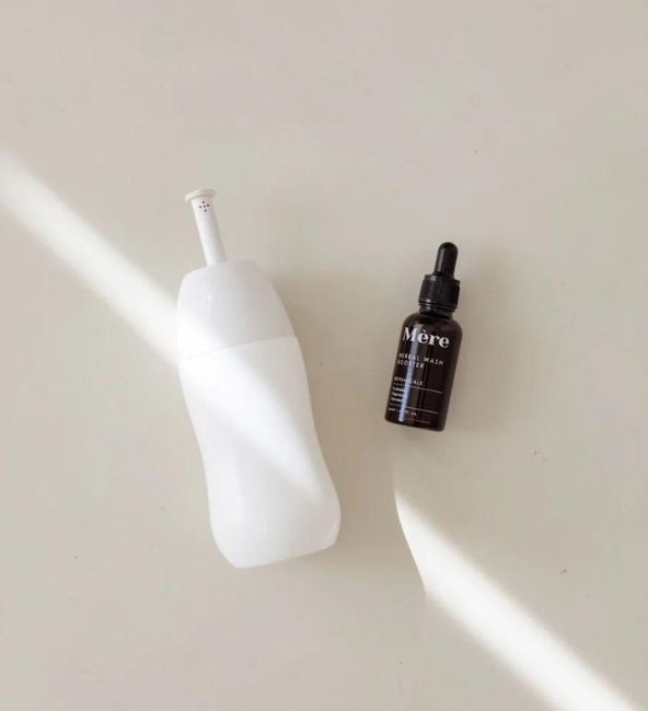 Mere Botanicals | Perineal Wash Bottle + Herbal Booster