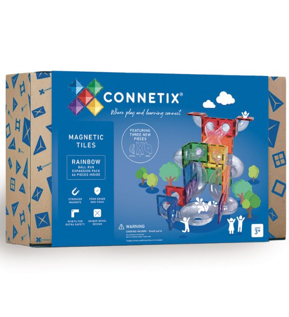 Connetix Tiles | 66 pc Ball Run Expansion Pack