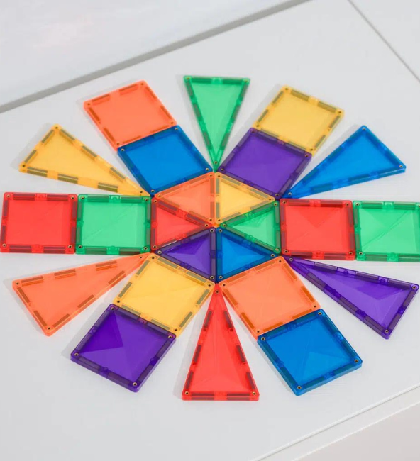 Connetix Tiles | Rainbow Mini Pack 24 pc