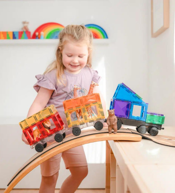 Connetix Tiles | Rainbow Transport Pack 50 pc