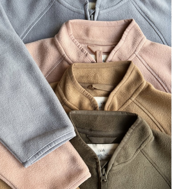 Konges Sløjd Fleece Cardigan - Tiger eye