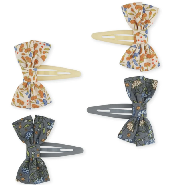 Konges Sløjd 4 Pack Hair Clips Bow