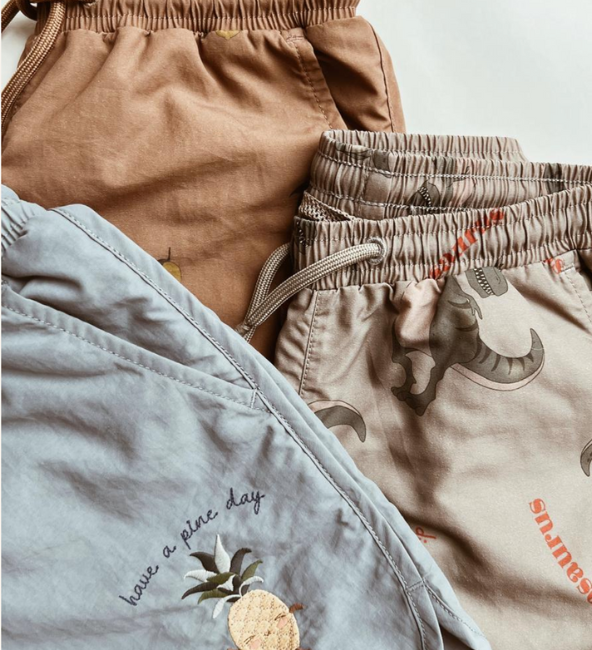 Konges Sløjd Asnou Swimshorts - Lemon Brown