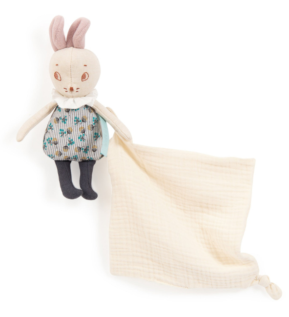 Moulin Roty Apres La Pluie Handkerchief Comforter - Mousse